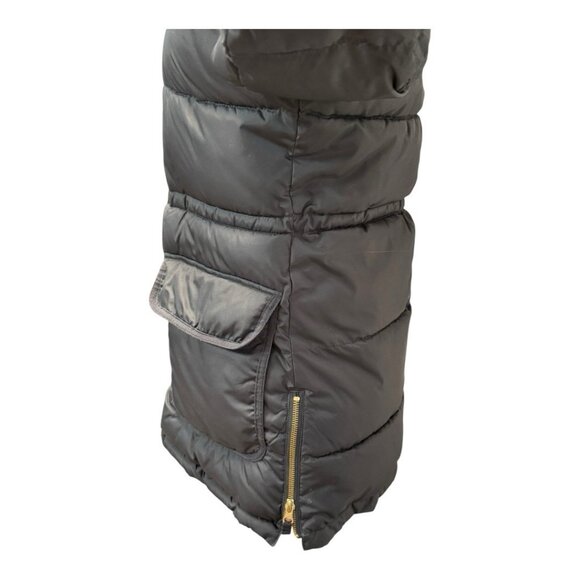 J Crew Womens Puffer Jacket~Size XS Petite~Black Midthigh Zip Pockets L11 36 - Picture 8 of 14